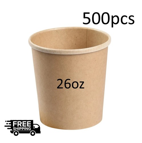 Tazza zuppa carta kraft