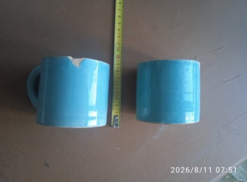 Coppia tazze con manico