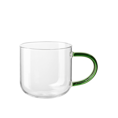 Asa coppa vetro verde con - coppa,