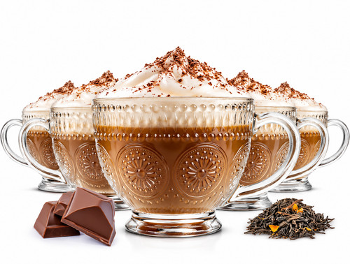 Bicchieri cappuccino con - bicchieri,