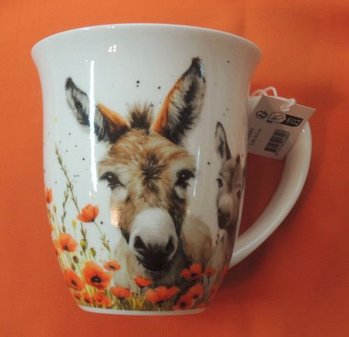 Tazza porcellana due asini - 1,