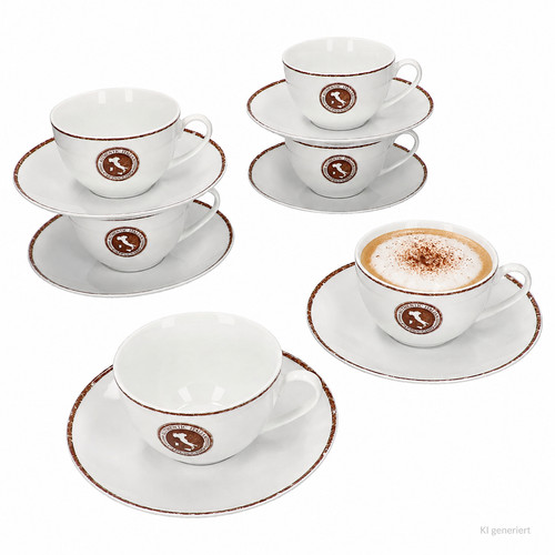 Set cappuccino pezzi - set, 12