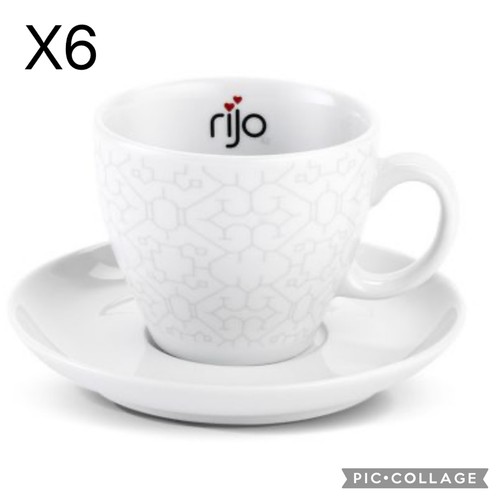 Set tazze piattini rijo 42 - tazze,