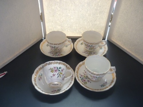 Tazze piattini vintage - 4x,