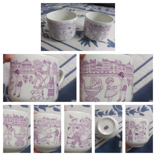 Vintage coppia due tazze - vintage,