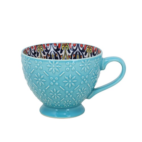 Blue mug 350ml ceramic coffee - mug,