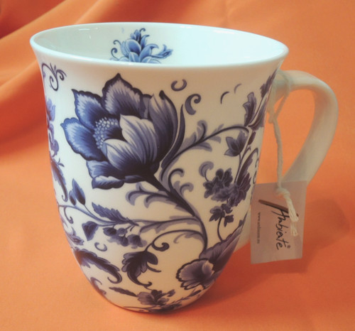 Tazza porcellana fiori di - 1,